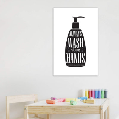 " Wash Your Hands Silhouette "