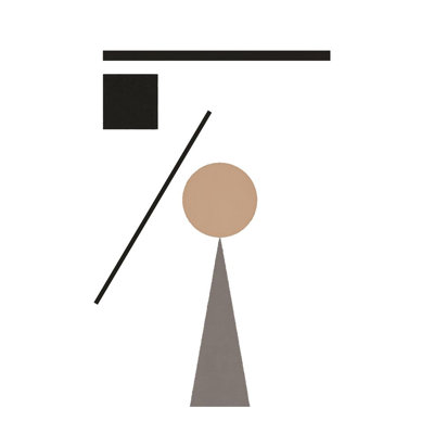 Geometry 1 Contemporary Abstract - Single Picture Frame Print