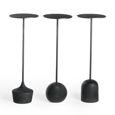 Caramia Steel Top End Table Set
