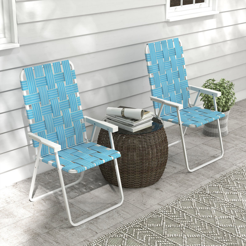 Sarepta Folding Camping Chair, Blue