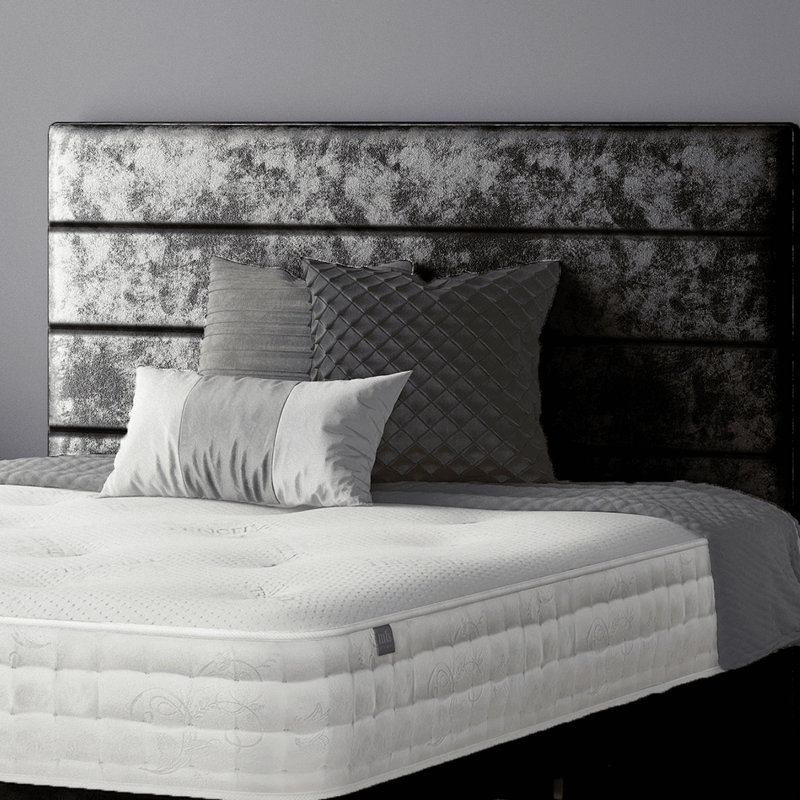 Brand Upholstered Headboard, Double (4'6), Black