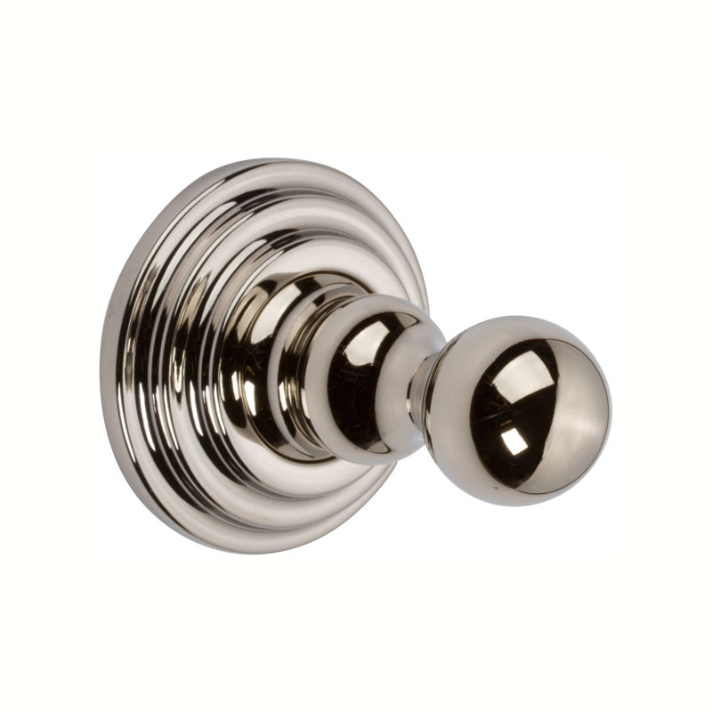 Chelsea Single Robe Hook, Polished Nickel
