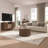 31.5" Round Lift-Top Coffee Table with Hidden Storage Compartment, Walnut Coffee Table for Living Room-32676479