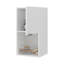 Armoire de salle de bain murale avec rangement caché et compartiment ouvert