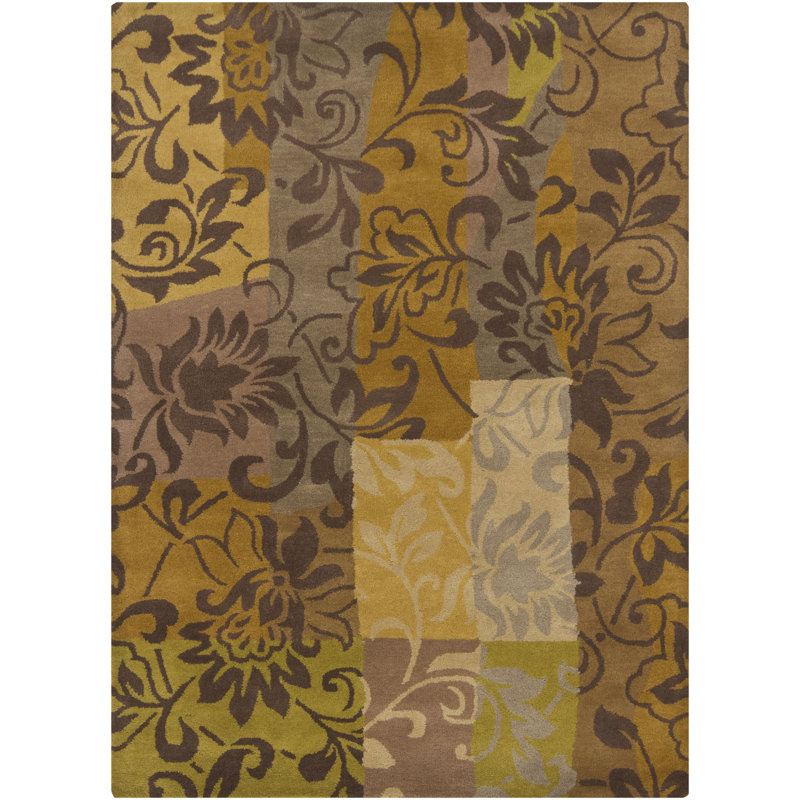 Tapis doré Abbeville, 5 pi x 7 pi