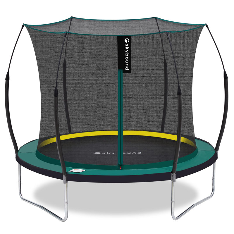 Trampoline sans ressort 8 pieds pour enfants et adultes - Trampolines récréatives avec revêtement antirouille
