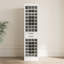 Armoire à vin modulaire 28 en noyer brun terreux - ajoute de la chaleur à la maison-436953784-436953786