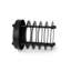 15cm H Metal Novelty Lamp Shade ( Uno ) in Black