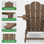Chaise Adirondack pliante Ayanda en PEHD avec porte-gobelet double (ensemble de 2)-167410476