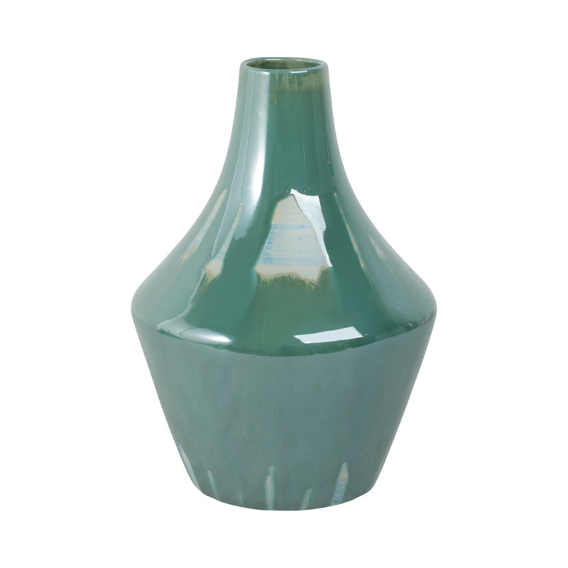 Handmade Stoneware Table Vase, 12" H x 8" W x 8" D