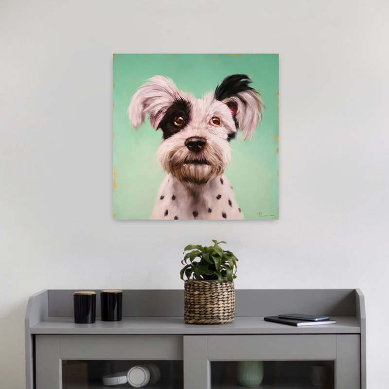 Follow Your Nose 8, art contemporain pour chien, H 18 po x l 18 po