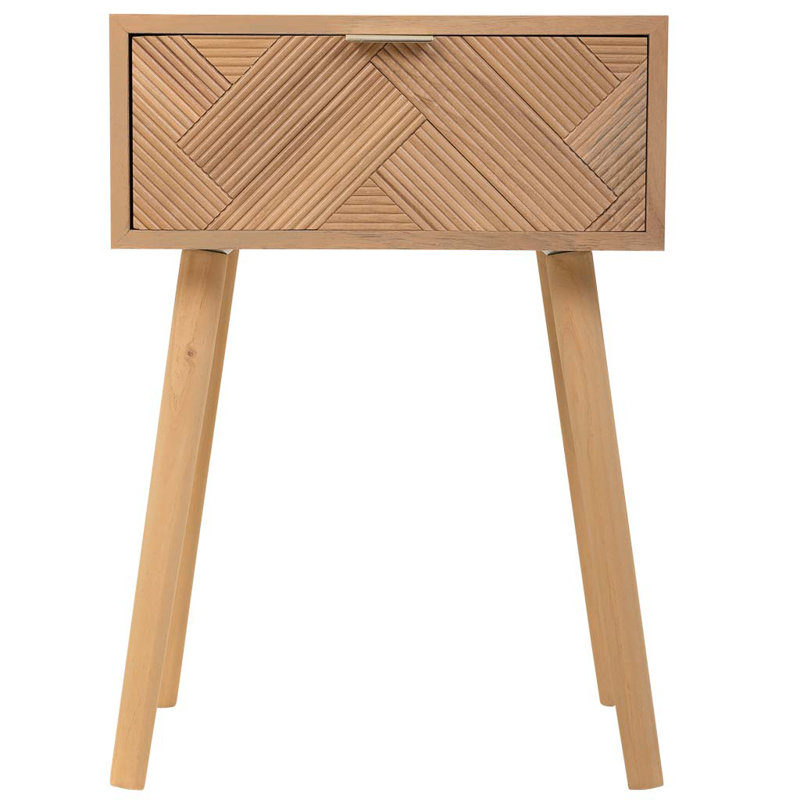 Treyvon 45cm W Manufactured Wood Bedside Table