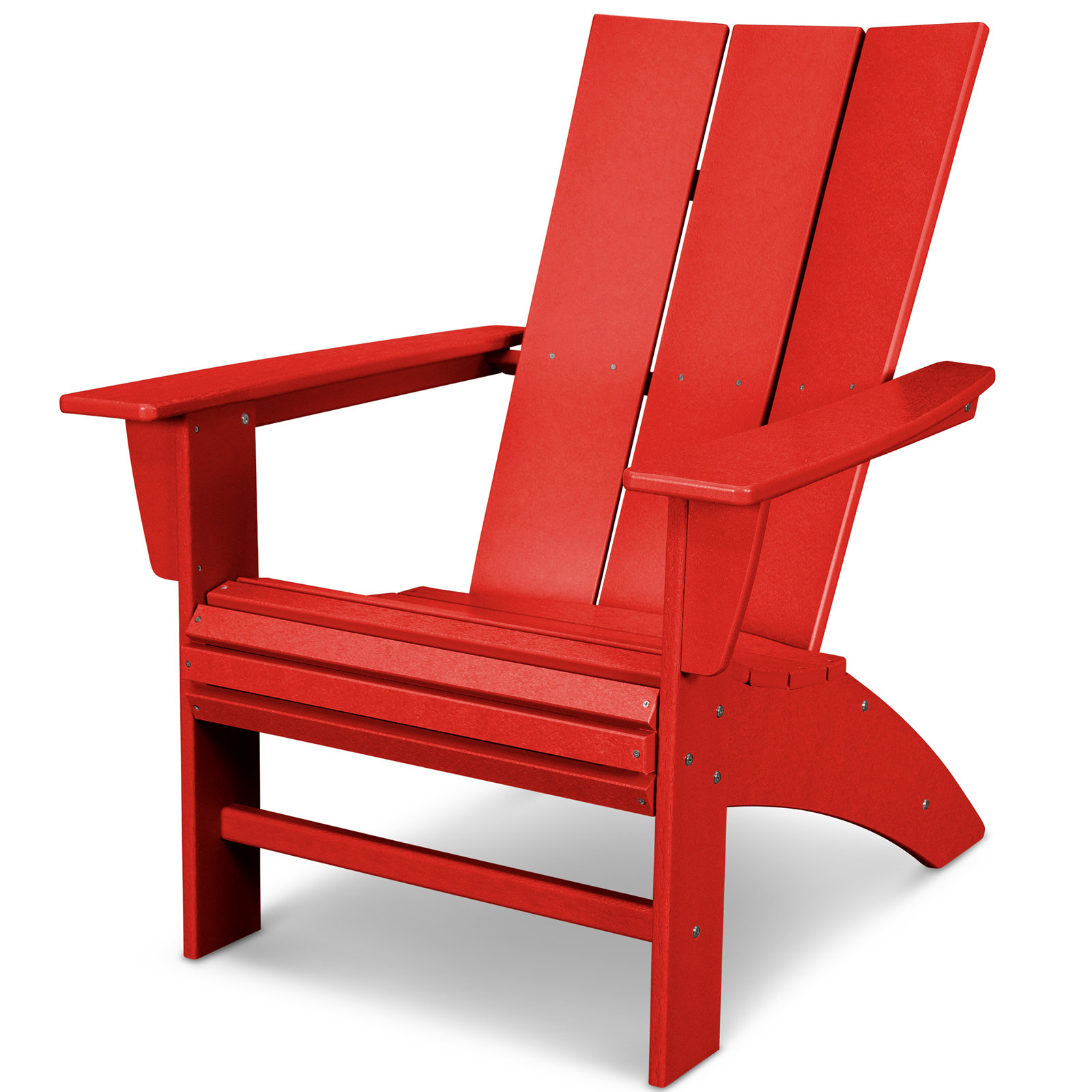 POLYWOOD® Modern Adirondack Chair, Sunset Red