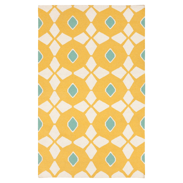 Ottman Wool Geometric Indoor Rug, Rectangle 9' x 13'