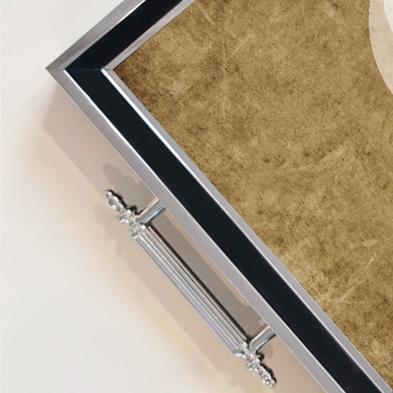 Elegant Glass Tray, 19.7 x 11.4 x 1.4 inches | 100% Durable Glass Construction | Easy to Clean with Damp Cloth | Ideal for Serving, Decorative Display, and Organizing | Stylish Addition to Home Décor