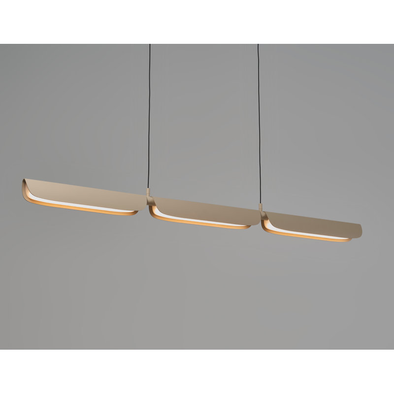 Eder 3 - Light LED Pendant, Oatmeal