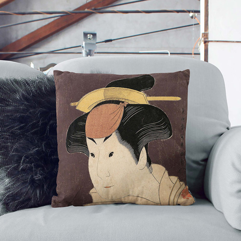 Square Throw Cushion, 55cm H x 55cm W x 20cm D