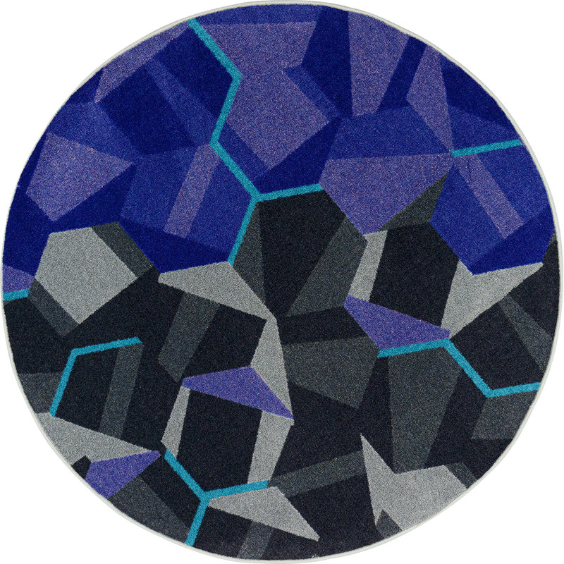 Kid Essentials Stealth Area Rug, Round 5'4"