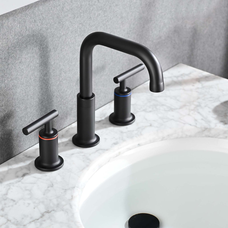 8" Widespread Bathroom Sink Faucet with Pop-Up Drain
