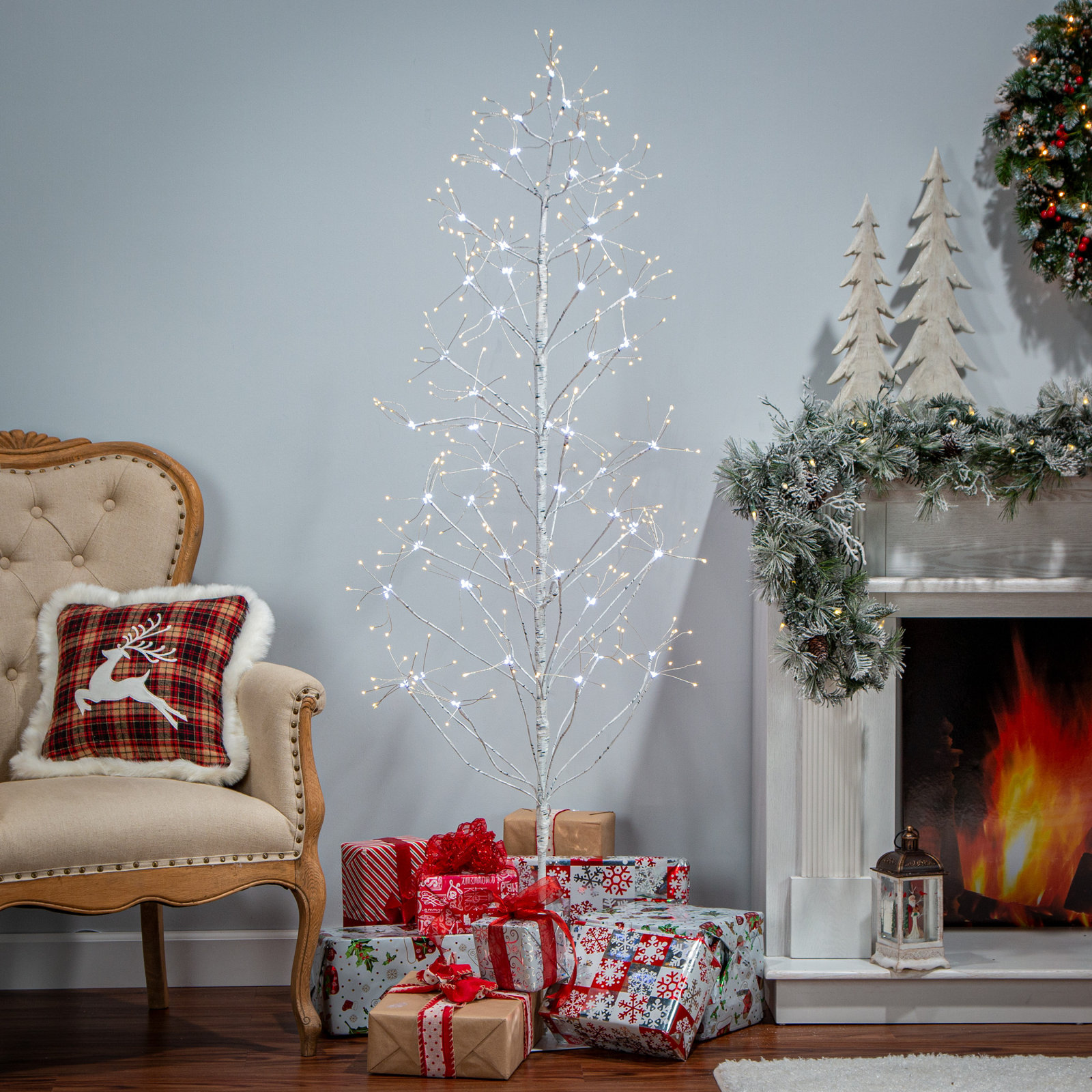 Birch 47.24'' Lighted Trees & Branches
