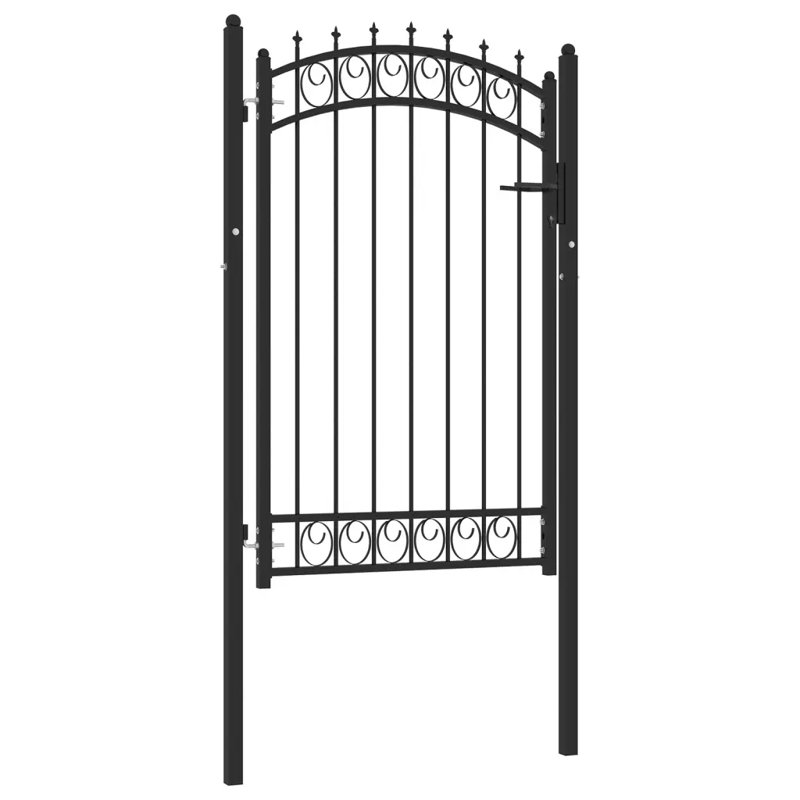 Ney Metal Gate, Black, 200cm H x 102cm W
