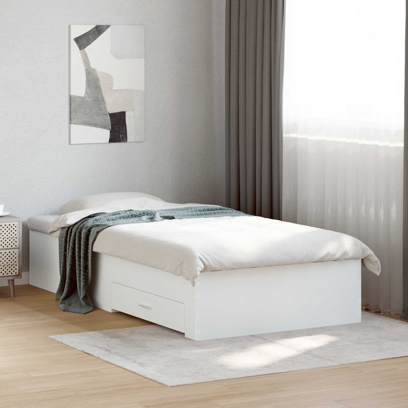 Bed Frame, White