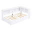 Lit de jour simple avec lit gigogne, armoires de rangement et ports USB-1598726605