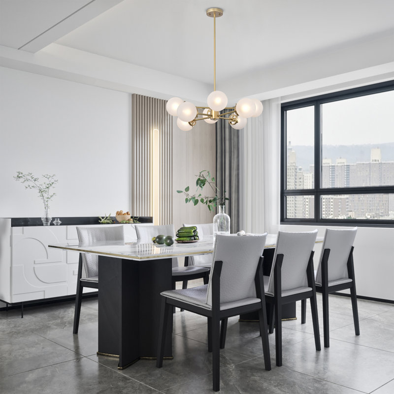 8 - Light Dimmable Sputnik Chandelier