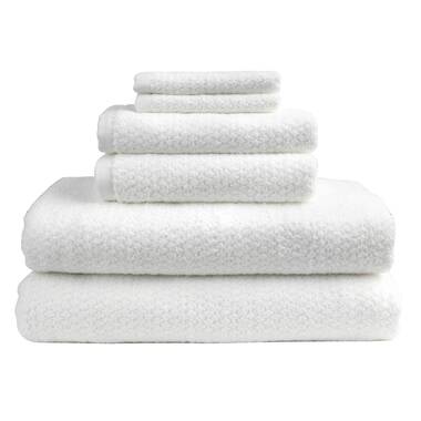 Devon 6 Piece Turkish Cotton Towel Set AllModern Color: Latte