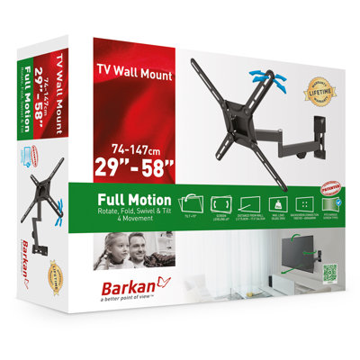 Barkan Single Screen Wall Mount