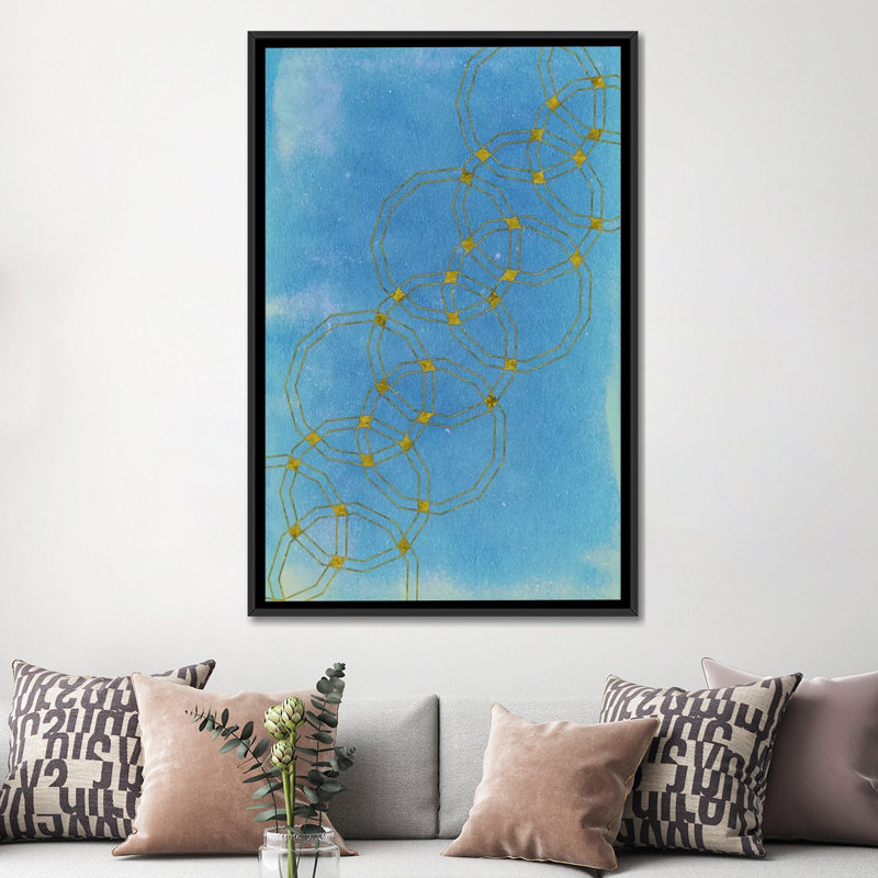 « continuation of code », reproduction d’impression sur toile, H 26 po x l 18 po x P 1,5 po, Toile avec cadre noir