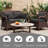 Wynee 8Pcs Outdoor Cushions Patio Furniture Cushions Replacement Set For 3 Seats-910886428