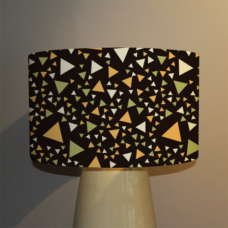 Drum Cotton Lamp Shade ( Uno ), 22cm H x 25cm W x 25cm D