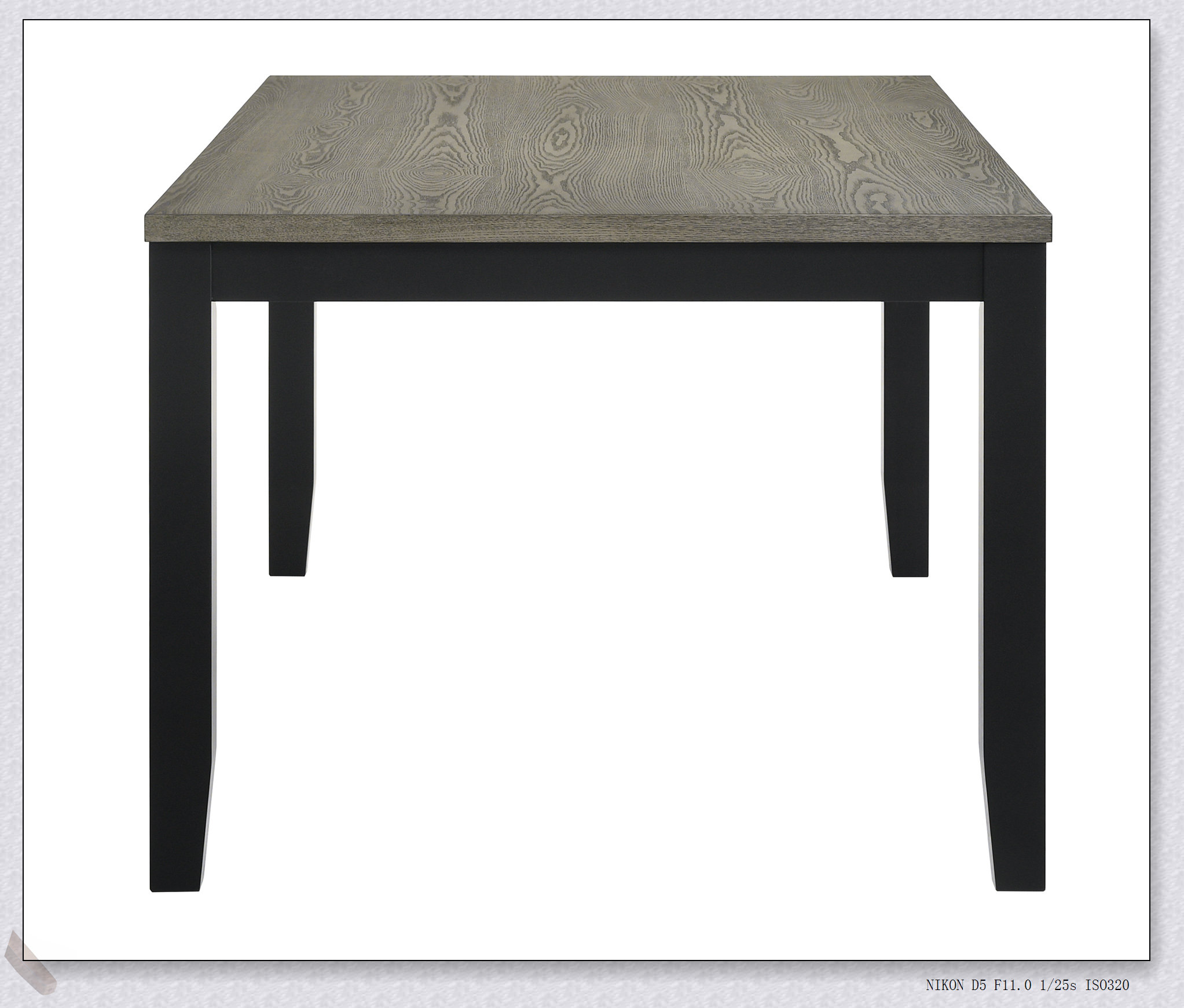 Think Urban Contemporary 5pc Dining Set with Rectangular Table, Two ...