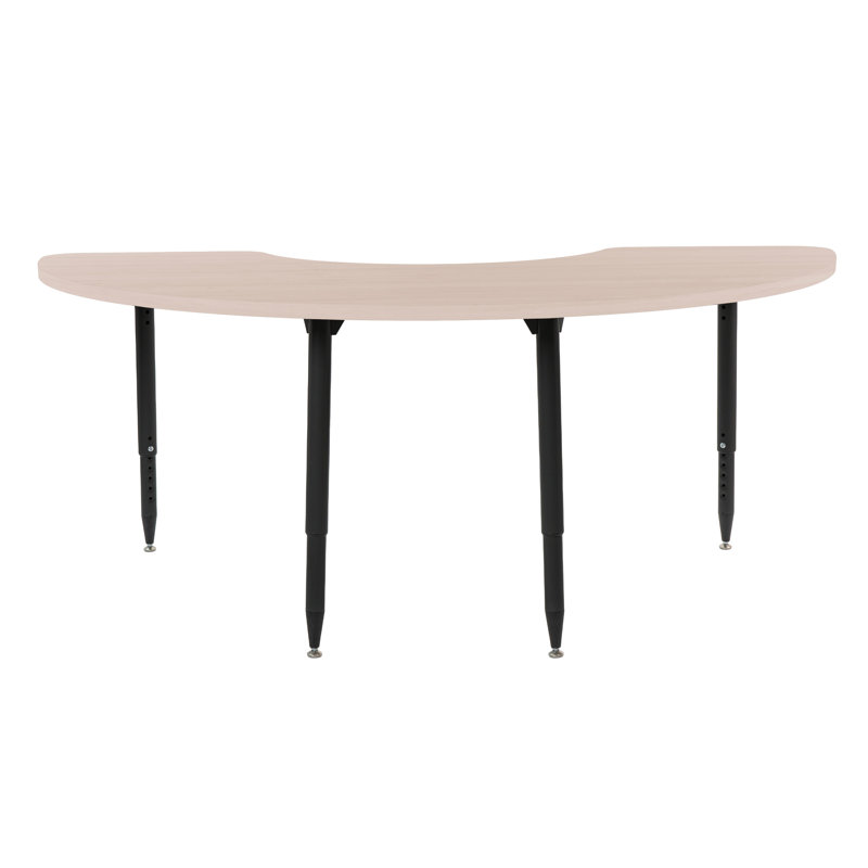 Table d'activité Adapte 36 x 72, Sable asiatique, Noir