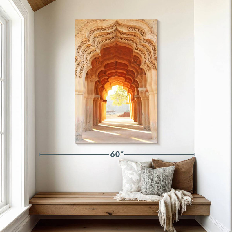 Lilie Lotus Mahal Arches, H 48 po x l 32 po