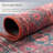 Machine Washable Kalinar Power Loom Performance Dark Red/Blue Rug-68309626