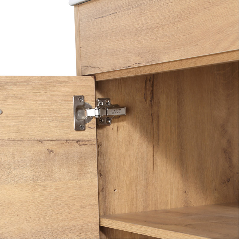 Le meuble-lavabo autoportant ou flottant de 30 pouces est une conversion optionnelle, le lavabo 30 * 18 excluant le lavabo