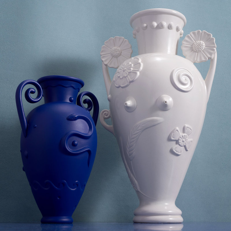 Pantheon Persephone Vase - White, White
