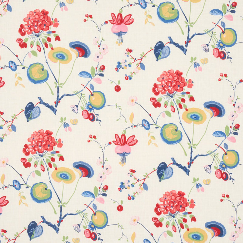 Vasily Linen Fabric, Multicolor