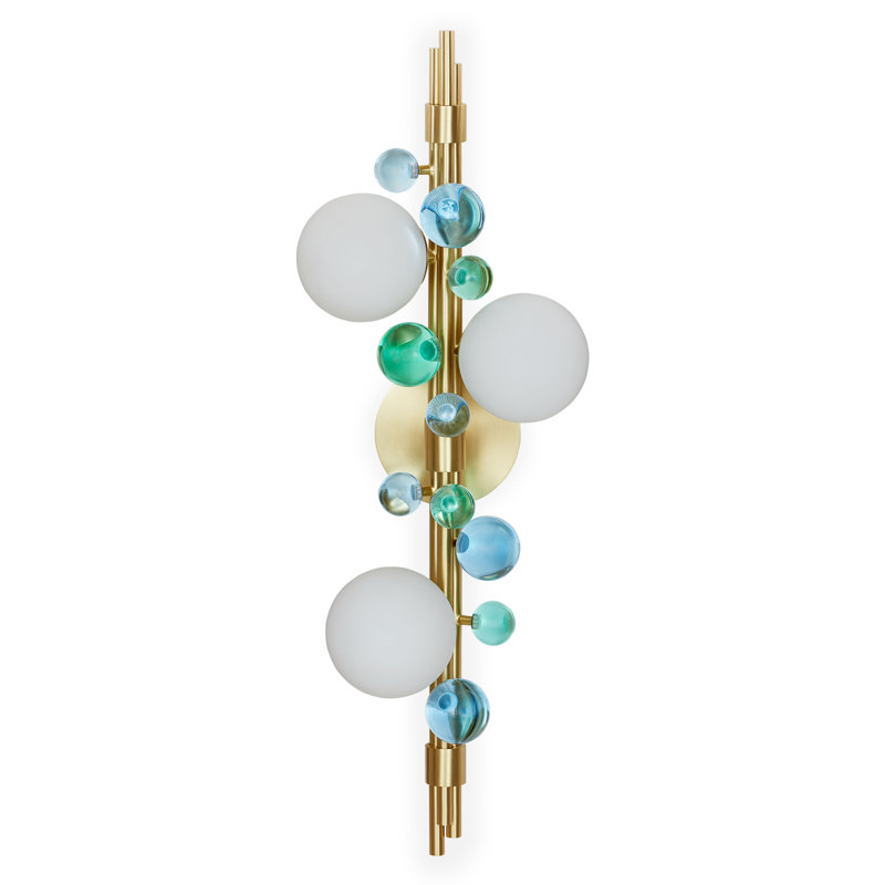 Globo Solid Brass Armed Sconce