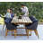 Endless Rectangular Teak Outdoor Dining Table , in. W 39.4'' in. D-55818028
