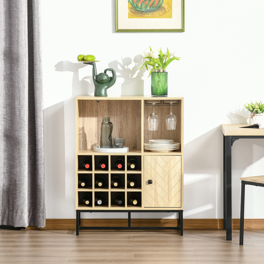 Barschrank Paloma mit Weinregal