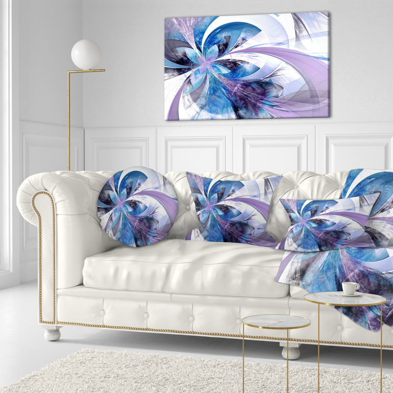 Coussin lombaire en fleur symétrique floral