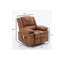 Fauteuil inclinable à télécommande chauffant et chauffant pour massage pour personnes âgées-1100795210