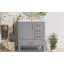 Meuble-lavabo 30 po avec lavabo en céramique-118354587