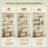 Majella Shelves Bookcase-101771124