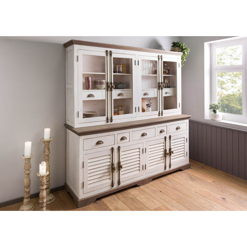 Toulouse Display Cabinet, Lacquered White
