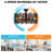31" Caged Ceiling Fan with Dimmable Light Kit and Remote Control-2138851293