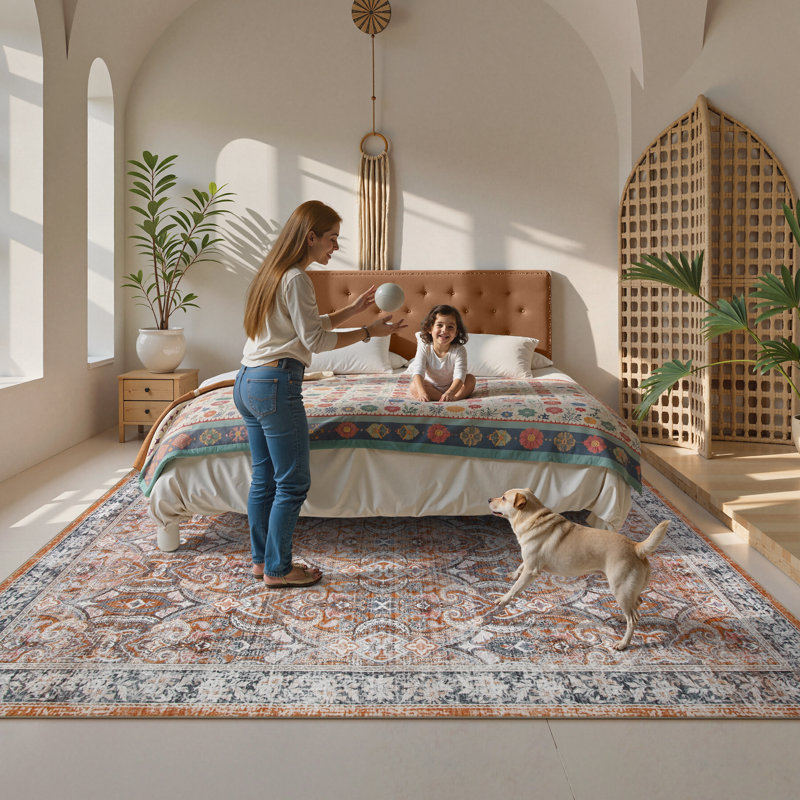 Tapis lavable ultra-mince Govan, Rectangle 6 pi x 9 pi